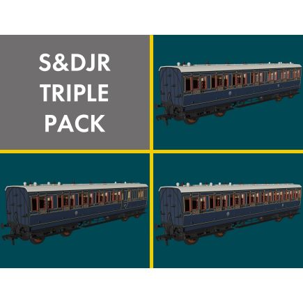 Rapido 978025 OO Gauge SDJR Evolution Non Corridor Carriage Pack